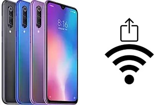 Générer un QR code avec la clé Wifi sur un Xiaomi Mi 9 SE