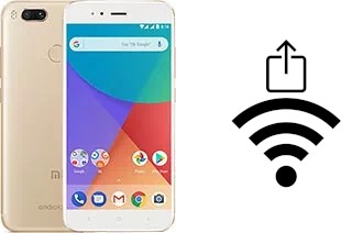 Générer un QR code avec la clé Wifi sur un Xiaomi Mi A1