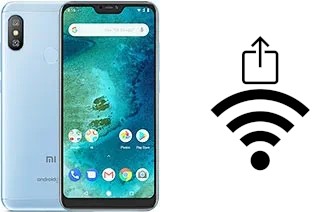 Générer un QR code avec la clé Wifi sur un Xiaomi Mi A2 Lite