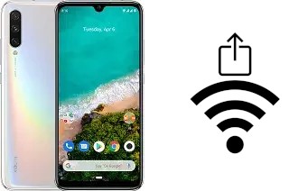 Générer un QR code avec la clé Wifi sur un Xiaomi Mi A3