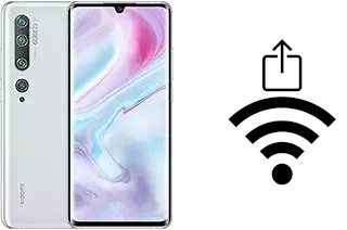 Générer un QR code avec la clé Wifi sur un Xiaomi Mi CC9 Pro