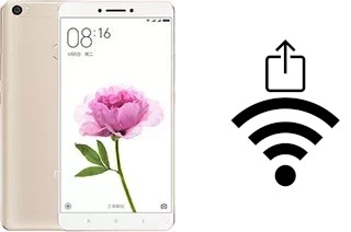 Générer un QR code avec la clé Wifi sur un Xiaomi Mi Max