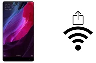 Générer un QR code avec la clé Wifi sur un Xiaomi Mi MIX Exclusive Edition