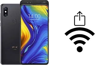 Comment générer un QR code avec le clé de sécurité réseau Wifi sur un Xiaomi Mi Mix 3