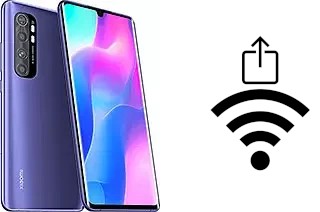 Générer un QR code avec la clé Wifi sur un Xiaomi Mi Note 10 Lite