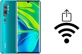 Générer un QR code avec la clé Wifi sur un Xiaomi Mi Note 10