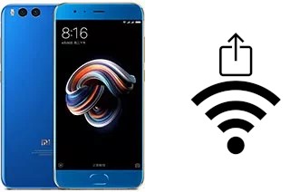 Générer un QR code avec la clé Wifi sur un Xiaomi Mi Note 3