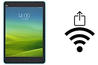 Générer un QR code avec la clé Wifi sur un Xiaomi Mi Pad 7.9