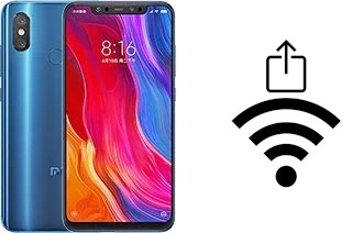 Générer un QR code avec la clé Wifi sur un Xiaomi Mi 8