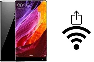 Générer un QR code avec la clé Wifi sur un Xiaomi Mi Mix