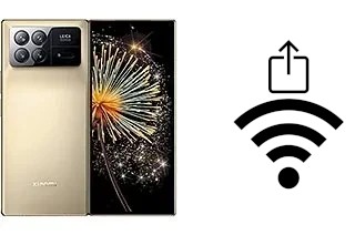 Générer un QR code avec la clé Wifi sur un Xiaomi Mix Fold 3