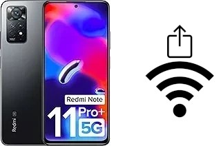 Générer un QR code avec la clé Wifi sur un Xiaomi Redmi Note 11 Pro+ 5G