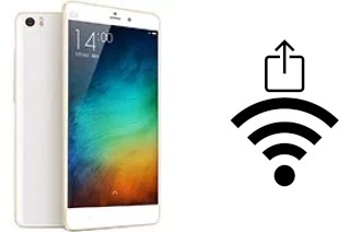 Générer un QR code avec la clé Wifi sur un Xiaomi Mi Note Pro