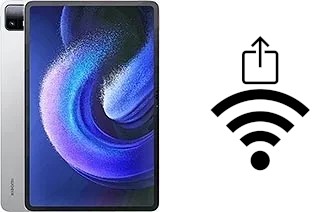 Générer un QR code avec la clé Wifi sur un Xiaomi Pad 6 Max 14