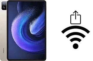 Générer un QR code avec la clé Wifi sur un Xiaomi Pad 6 Pro