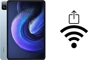 Générer un QR code avec la clé Wifi sur un Xiaomi Pad 6