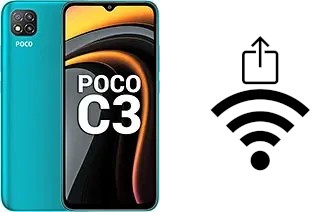 Générer un QR code avec la clé Wifi sur un Xiaomi Poco C3