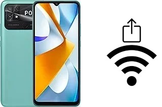 Générer un QR code avec la clé Wifi sur un Xiaomi Poco C40