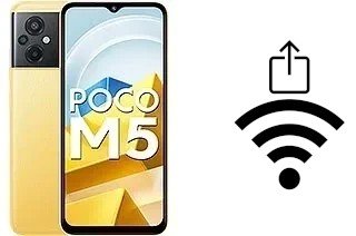 Générer un QR code avec la clé Wifi sur un Xiaomi Poco M5