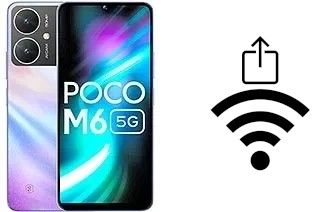 Générer un QR code avec la clé Wifi sur un Xiaomi Poco M6