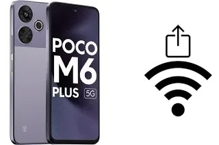 Comment générer un QR code avec le clé de sécurité réseau Wifi sur un Xiaomi Poco M6 Plus