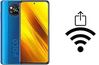 Générer un QR code avec la clé Wifi sur un Xiaomi Poco X3 NFC