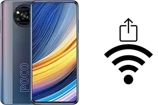 Générer un QR code avec la clé Wifi sur un Xiaomi Poco X3 Pro