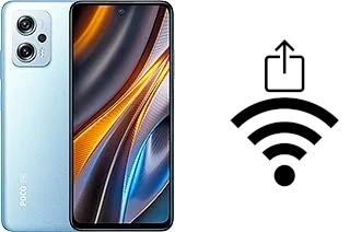 Générer un QR code avec la clé Wifi sur un Xiaomi Poco X4 GT