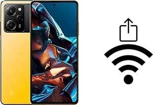 Générer un QR code avec la clé Wifi sur un Xiaomi Poco X5 Pro