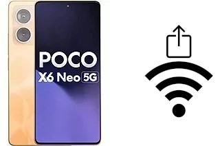 Générer un QR code avec la clé Wifi sur un Xiaomi Poco X6 Neo