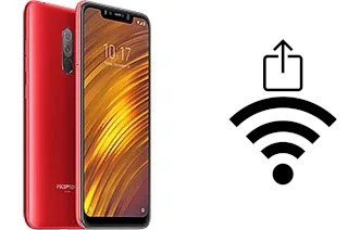 Générer un QR code avec la clé Wifi sur un Xiaomi Pocophone F1