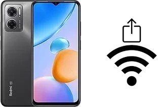 Générer un QR code avec la clé Wifi sur un Xiaomi Redmi 11 Prime 5G