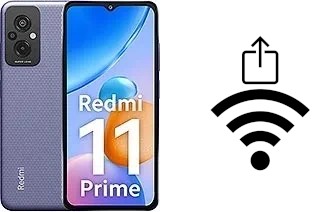 Générer un QR code avec la clé Wifi sur un Xiaomi Redmi 11 Prime