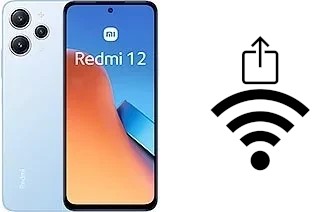 Générer un QR code avec la clé Wifi sur un Xiaomi Redmi 12