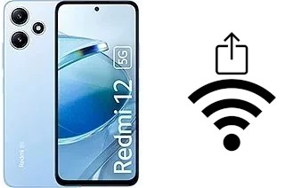 Générer un QR code avec la clé Wifi sur un Xiaomi Redmi 12 5G