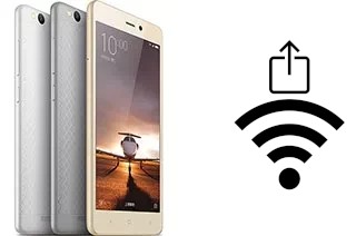 Générer un QR code avec la clé Wifi sur un Xiaomi Redmi 3