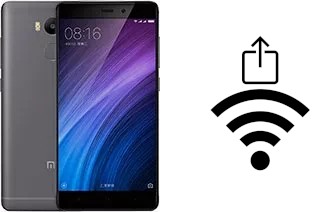 Générer un QR code avec la clé Wifi sur un Xiaomi Redmi 4 Prime