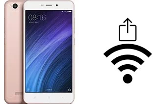 Générer un QR code avec la clé Wifi sur un Xiaomi Redmi 4a