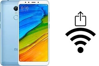 Générer un QR code avec la clé Wifi sur un Xiaomi Redmi 5