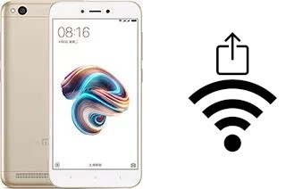 Générer un QR code avec la clé Wifi sur un Xiaomi Redmi 5A