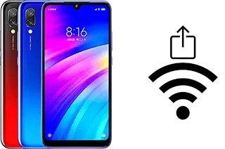 Générer un QR code avec la clé Wifi sur un Xiaomi Redmi 7