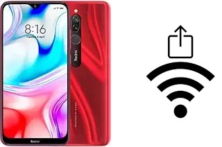 Générer un QR code avec la clé Wifi sur un Xiaomi Redmi 8