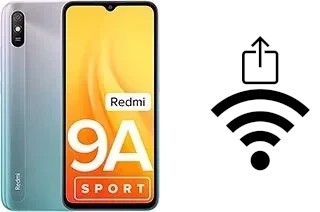 Générer un QR code avec la clé Wifi sur un Xiaomi Redmi 9A Sport