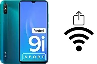 Générer un QR code avec la clé Wifi sur un Xiaomi Redmi 9i Sport