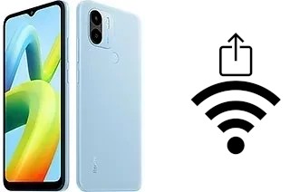 Générer un QR code avec la clé Wifi sur un Xiaomi Redmi A1+