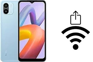 Générer un QR code avec la clé Wifi sur un Xiaomi Redmi A2