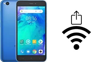 Générer un QR code avec la clé Wifi sur un Xiaomi Redmi Go