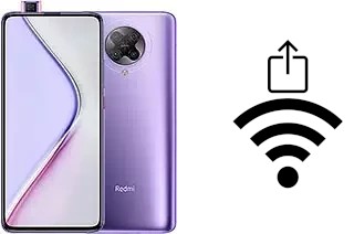 Générer un QR code avec la clé Wifi sur un Xiaomi Redmi K30 Pro Zoom