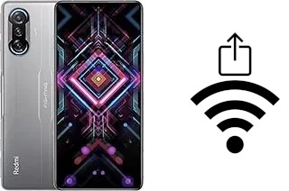 Générer un QR code avec la clé Wifi sur un Xiaomi Redmi K40 Gaming