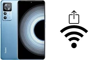 Générer un QR code avec la clé Wifi sur un Xiaomi Redmi K50 Ultra